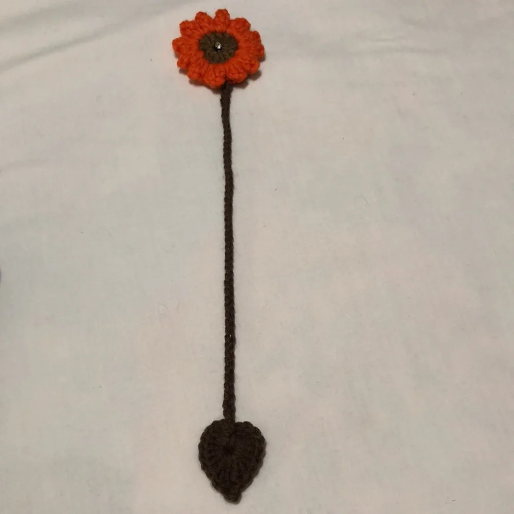flower bookmark Handmade crochet